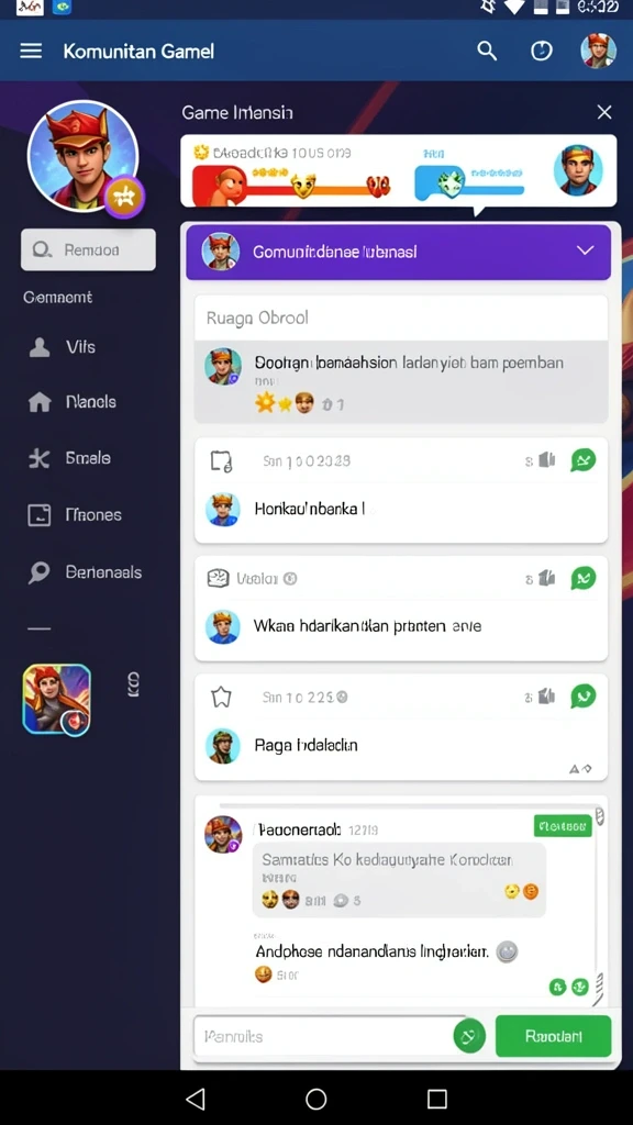 Tantangan menarik yang selalu diperbarui.