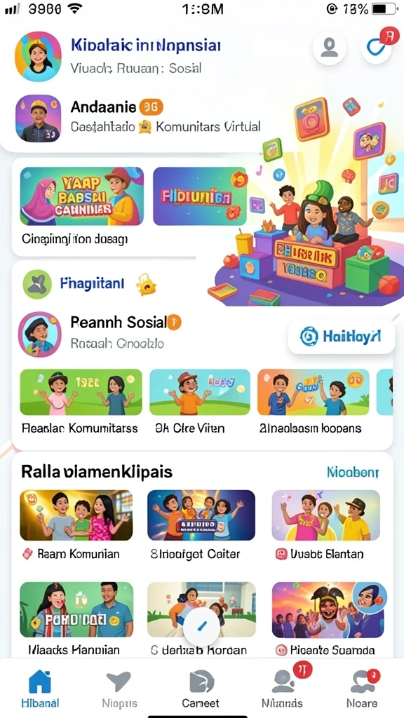 Tampilan level awal yang memukau.