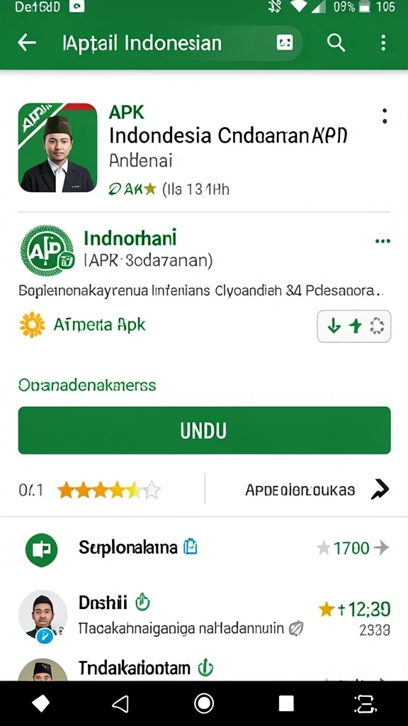Tampilan utama API5000 dengan menu intuitif.