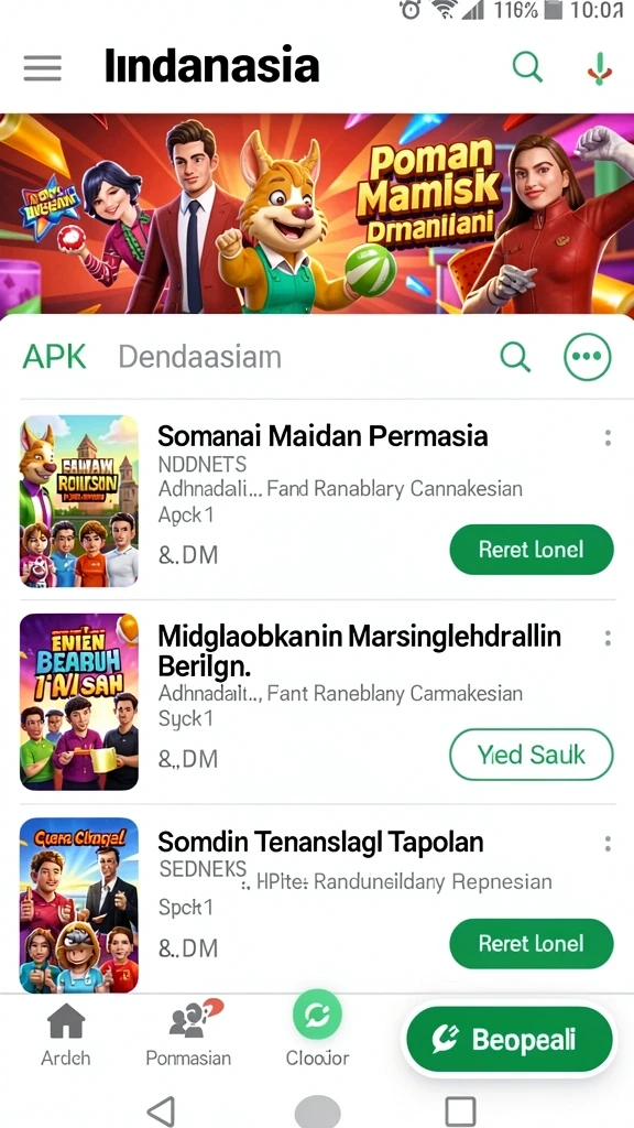 Screenshot: Menjelajahi hutan ajaib di AVATAR808.