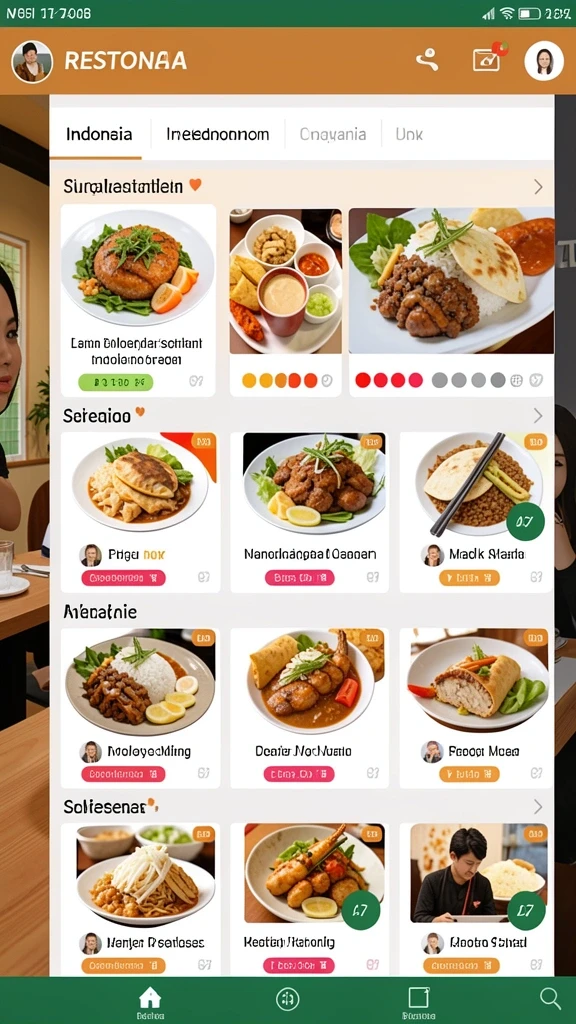 Berbagai mode permainan untuk dipilih.