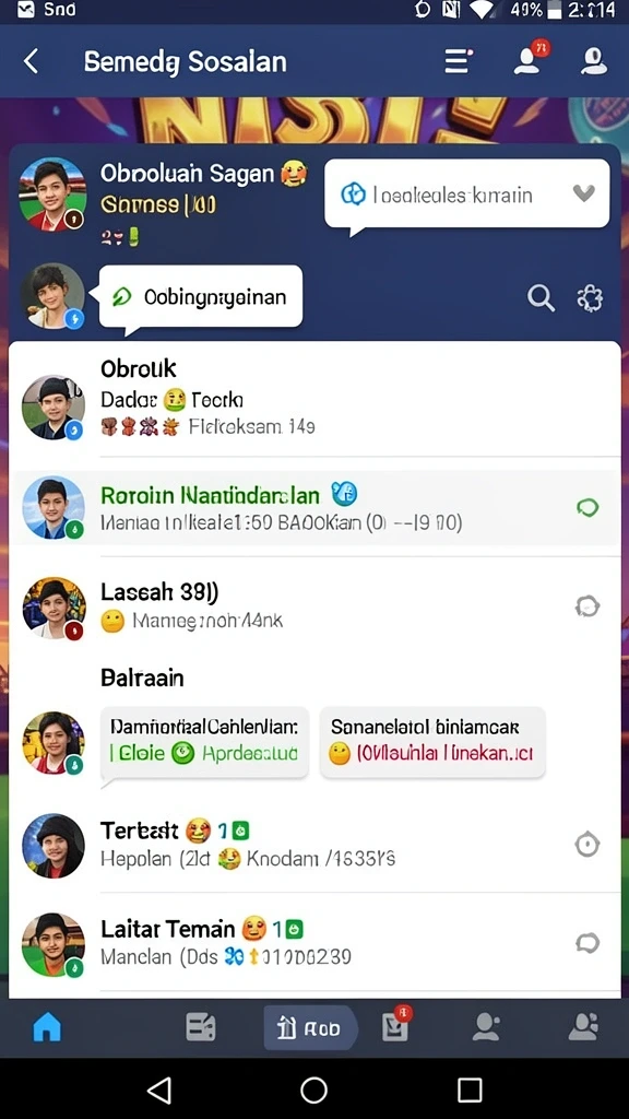 Pengalaman bersosialisasi saat bermain bersama teman.