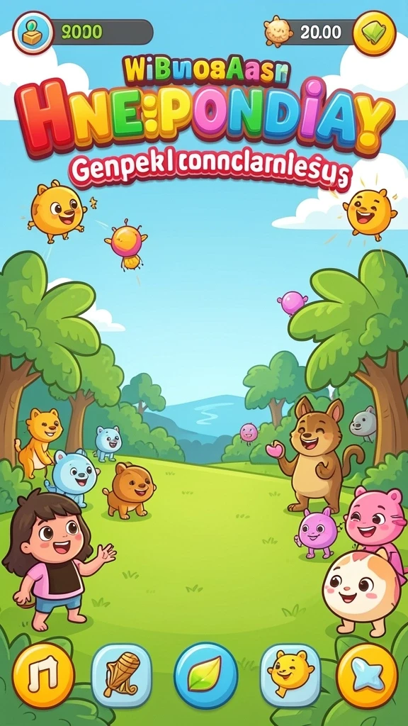 Tampilan awal yang menarik dengan menu yang mudah diakses.