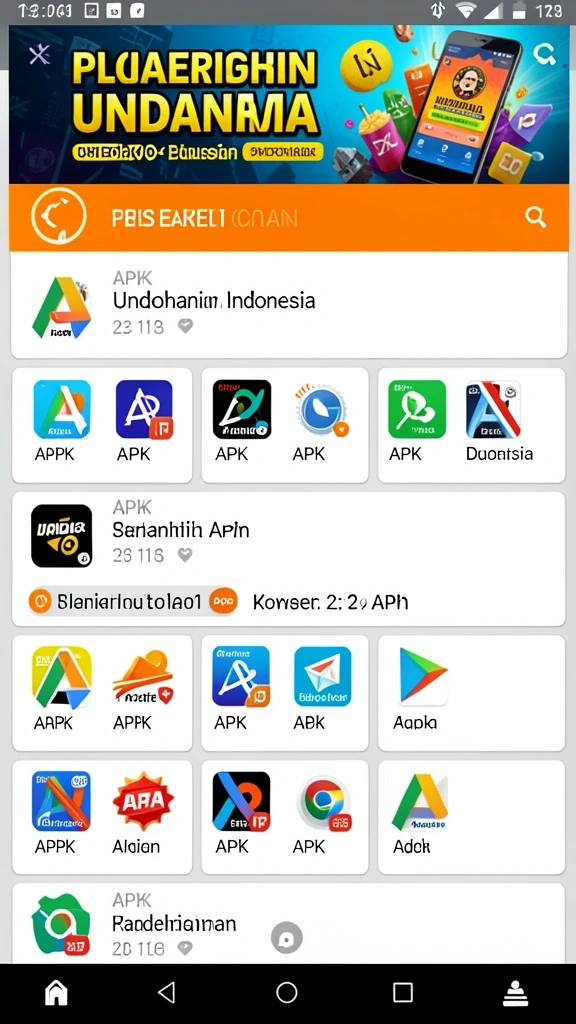 Tampilan utama yang menarik dan mudah dinavigasi.