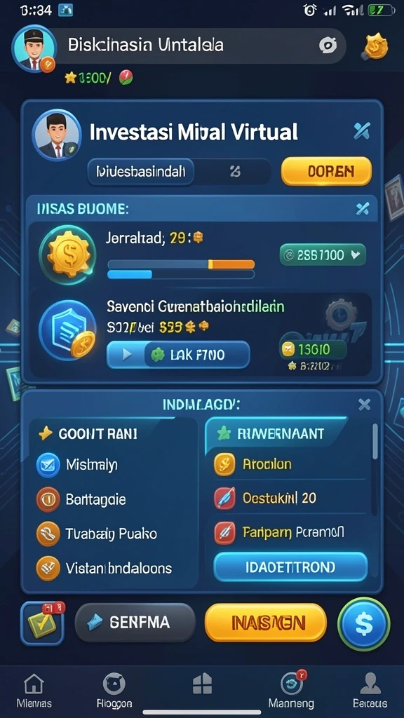 Tampilan grafis mesin slot yang memukau.