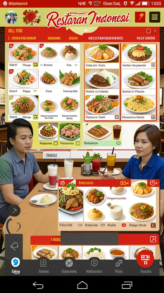 Tampilan antarmuka yang menarik dan mudah dipahami.