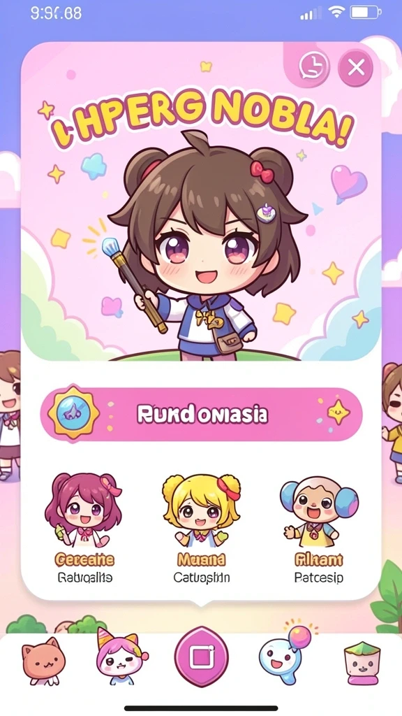 Berinteraksi dengan teman di leaderboard HAIKUOTK.
