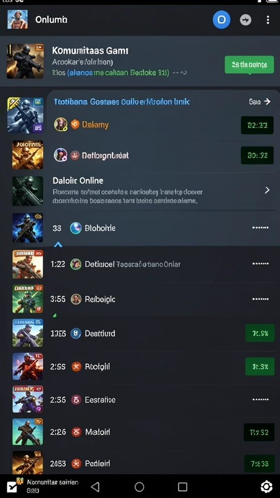 Screenshot menampilkan grafis yang memukau dan karakter unik.