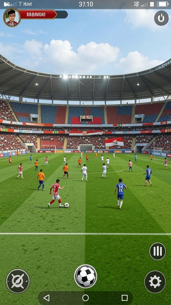 Karakter dan elemen game yang penuh warna.