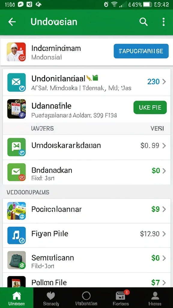 Tampilan level dengan tantangan menarik dan hadiah menanti.