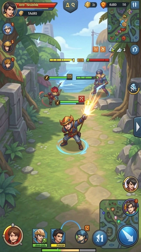 Fitur multiplayer memungkinkan bermain dengan teman.