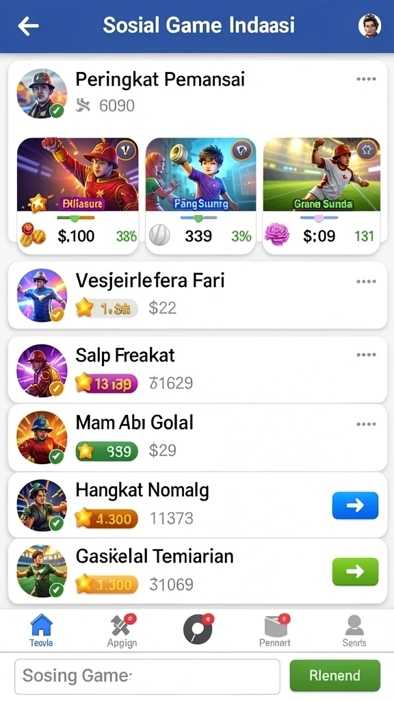 Tampilan menu utama KAKRP yang menarik dan mudah dinavigasi.