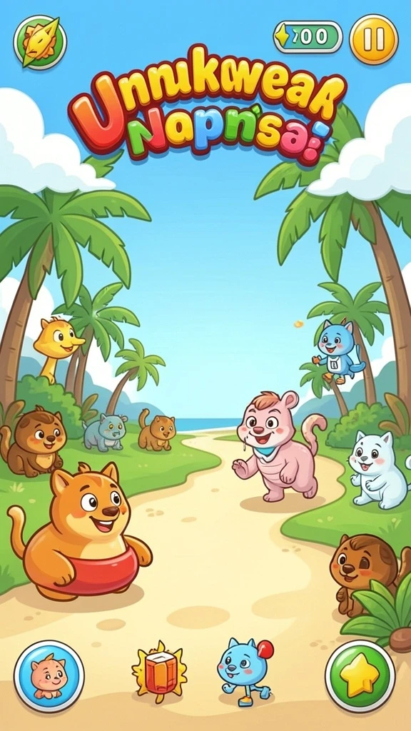 Tangkapan layar interaksi karakter yang menarik dan lucu.