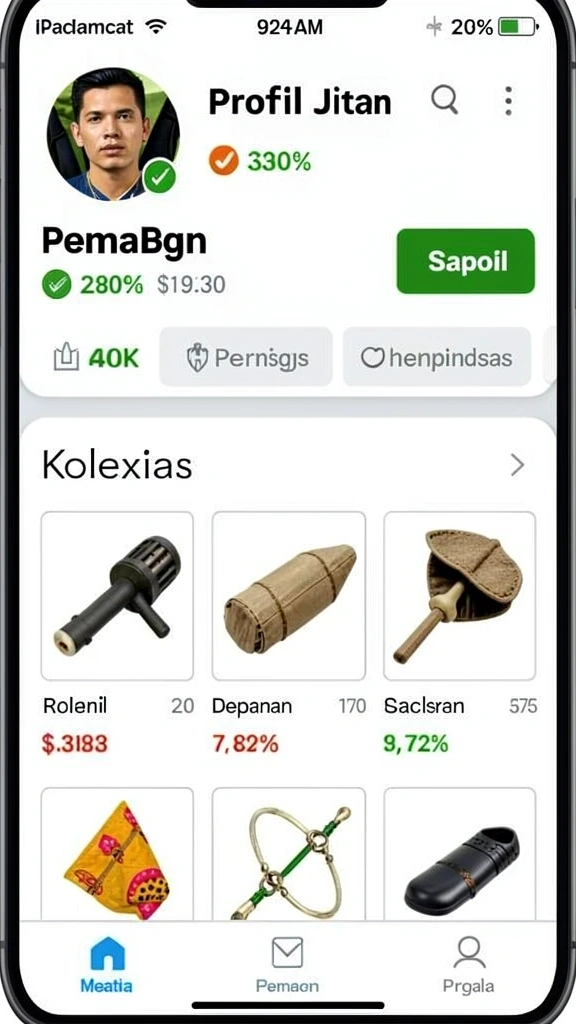 Tampilan antarmuka MANADOTOTO yang intuitif.