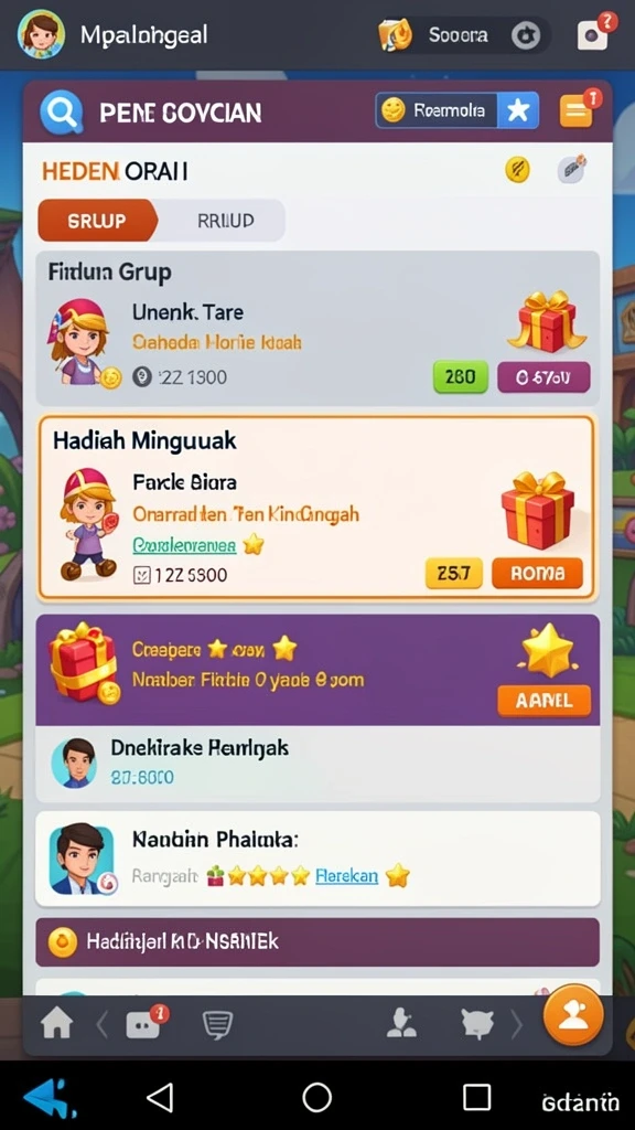 Antarmuka pengguna yang intuitif dan mudah digunakan.
