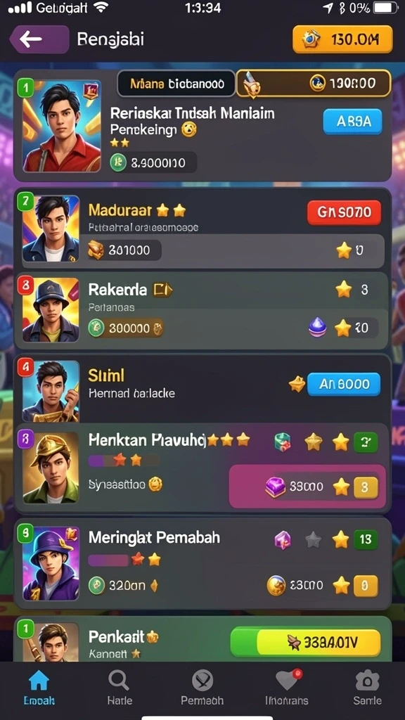 Beragam pilihan permainan slot yang seru.