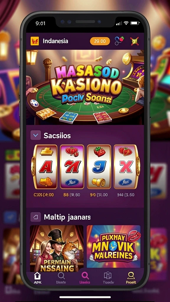 Fitur live casino dengan dealer langsung yang memukau.