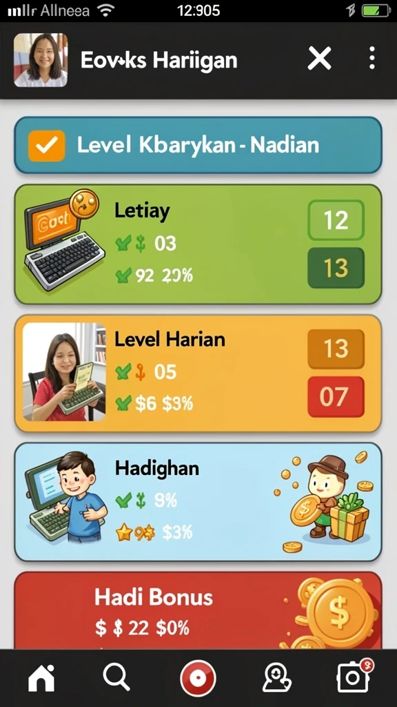 Screenshot menunjukkan mode permainan yang kompetitif dan menyenangkan.