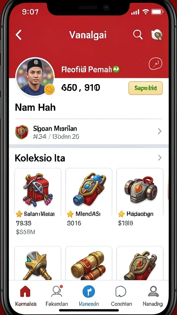 Screenshot menunjukkan interaksi dengan NPC di dunia game.