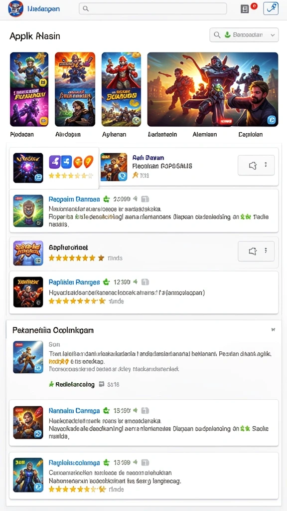 UI yang intuitif dan mudah digunakan, cocok untuk semua pemain.