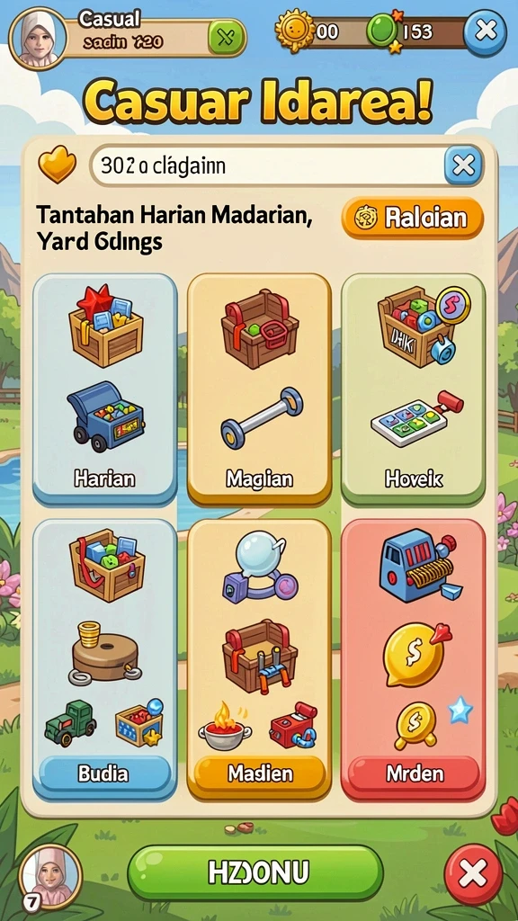 Tampilan antarmuka yang menarik dan user-friendly.
