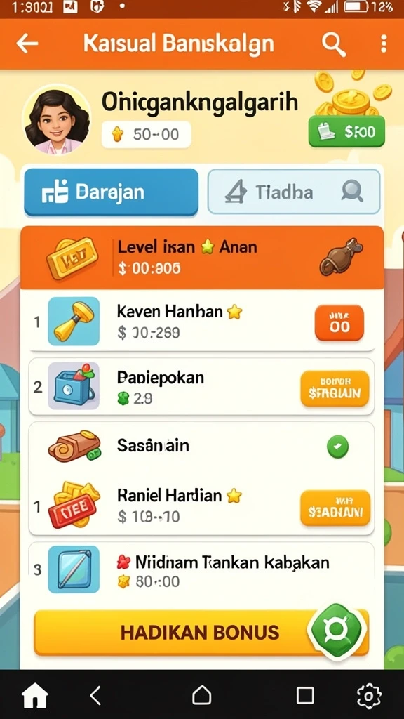 Penghargaan menarik untuk pemain yang aktif.