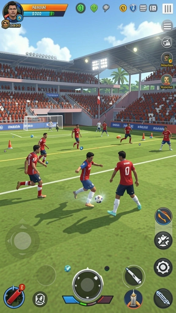 Mini-games seru yang tersedia di dalam aplikasi.