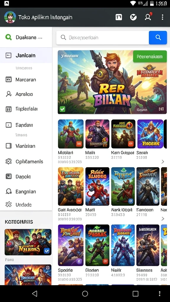Gameplay yang seru dan penuh tantangan.