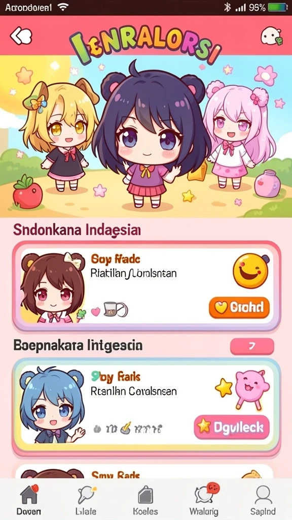 Tampilan awal yang memikat dan informatif.