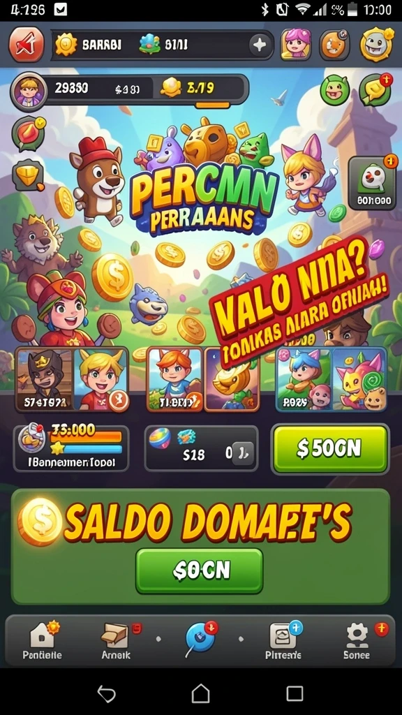 Sistem rewards yang menambah keseruan bermain.