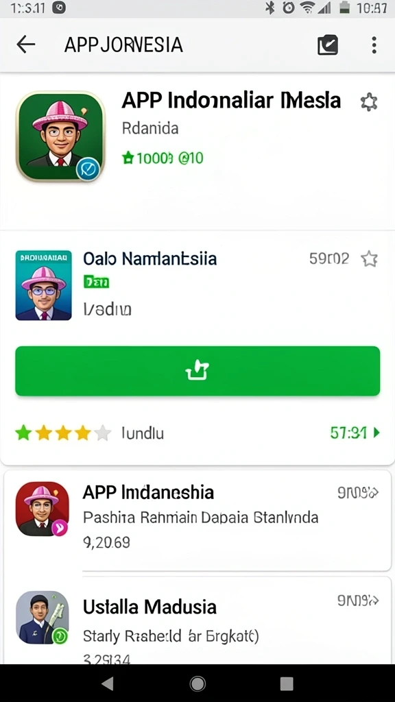 Tampilan awal permainan yang menarik dan intuitif.