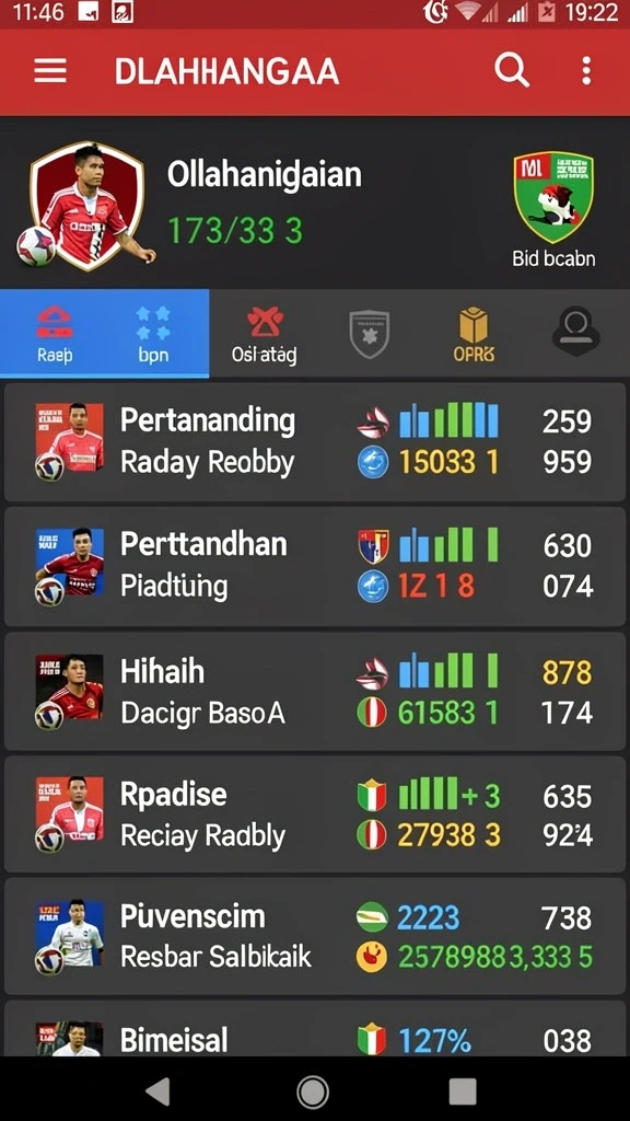 Tampilan menawan dari permainan slot yang tersedia.