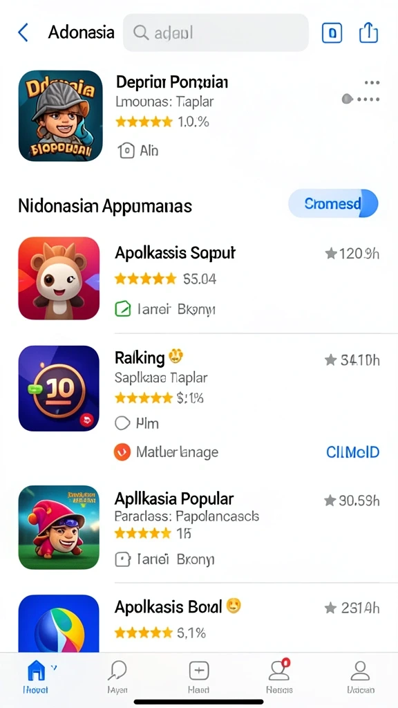 Beragam permainan menarik dan mengasyikkan.