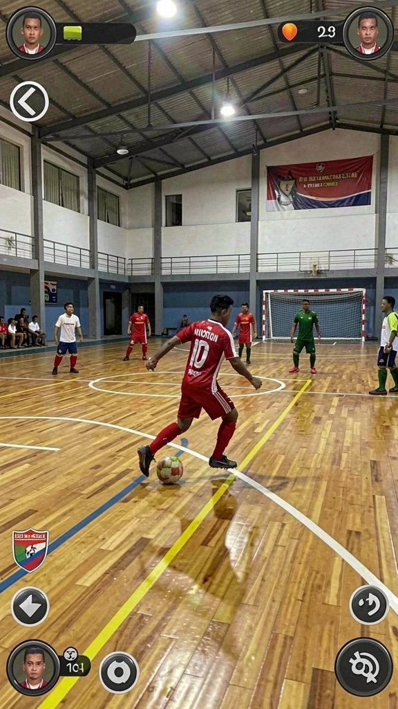 Screenshot memperlihatkan momen seru dalam pertandingan multiplayer.