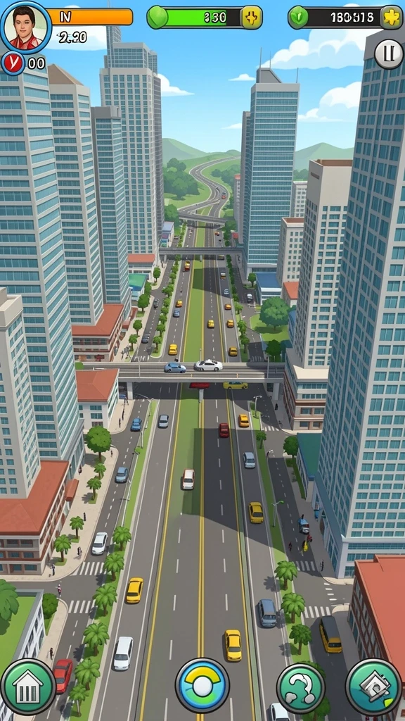 Tampilan antarmuka utama VC55 yang menarik.
