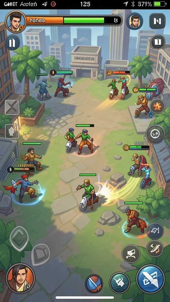 Beragam karakter unik dalam game XE77.