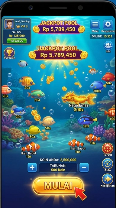 danagame — layar beranda